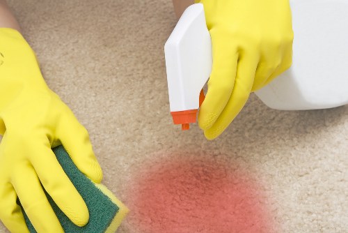 Professional Wandsworth carpet cleaners restoring a living room carpet
