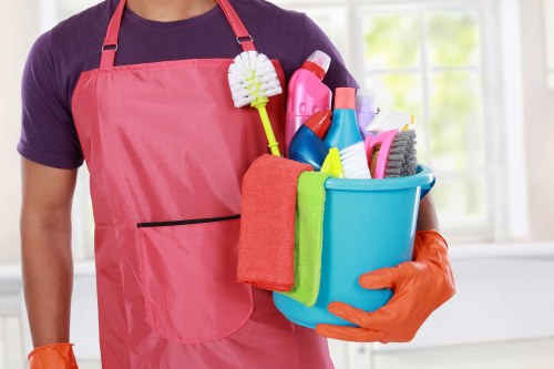 Upholstery stain removal process in a Wandsworth home